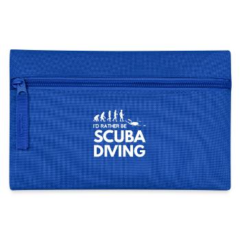 Tauchen - Taucher - Scuba Diving - Evolution - Federtasche - Royalblau - Vorne
