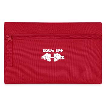 Drummer - Drummer - Drumsticks - Gift - Pencil Case - red - Front