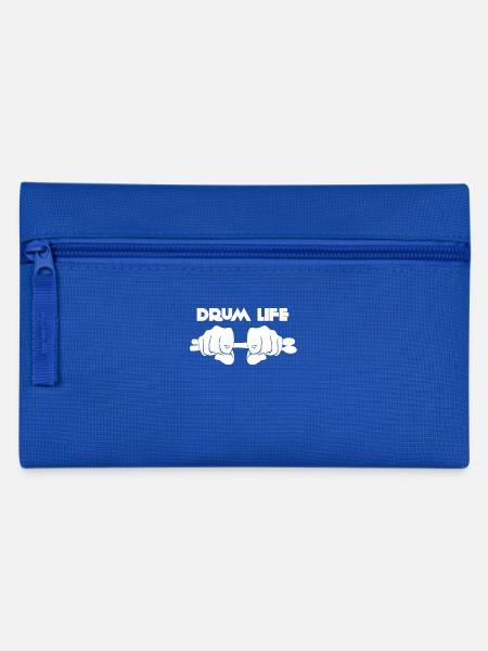 Drummer - Drummer - Drumsticks - Gift - Pencil Case - royal blue