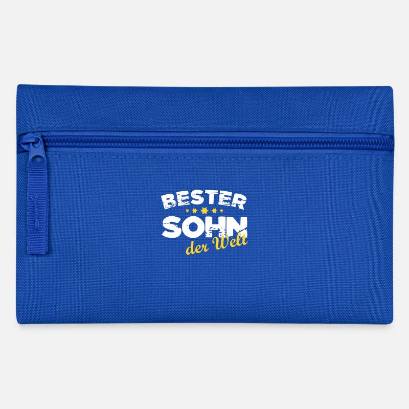 Bester Sohn der Welt T-Shirt - Federtasche - Royalblau