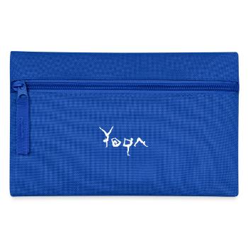 Yoga Poses Gymnastics Sport Fitness Gift - Pencil Case - royal blue - Front