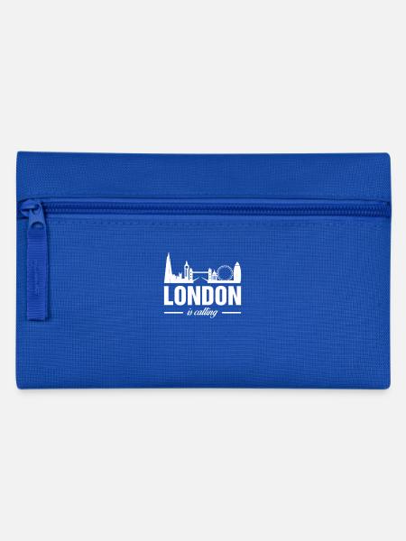 London ruft coole London City Skyline groß - Federtasche - Royalblau