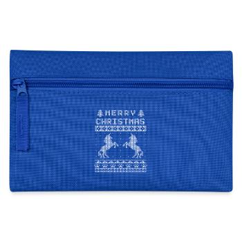 Ugly Christmas Unicorn Edition - Trousse - bleu royal - Devant