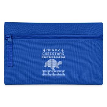 Édition de tortue de Noël laide - Trousse - bleu royal - Devant