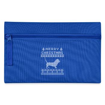 Édition tachetée de Noël moche - Trousse - bleu royal - Devant