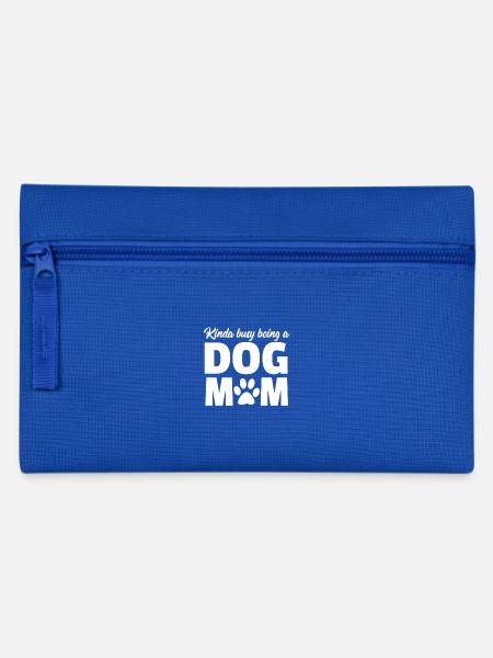 Dog Mom - Dog lover design - Pencil Case - royal blue
