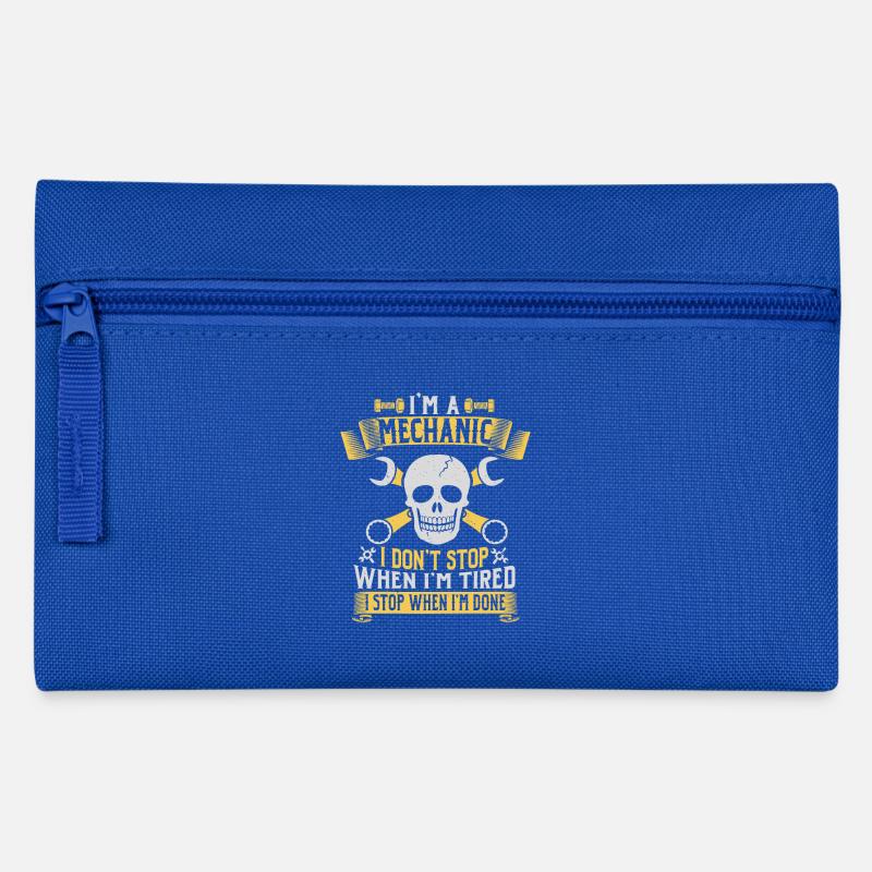 I´m a mechanic - Federtasche - Royalblau