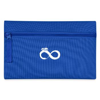 Tractor Agriculture Farmer Nature Field Tracker - Pencil Case - royal blue - Front