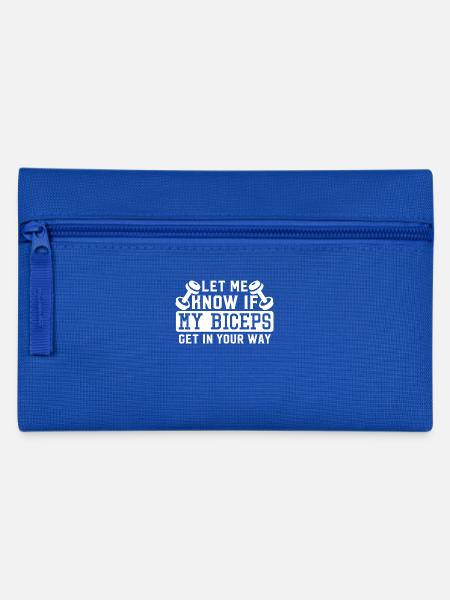Fitness Gym - Federtasche - Royalblau