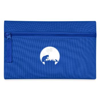 Le tableau d'échecs - Le chat, la souris et le plein - Trousse - bleu royal - Devant
