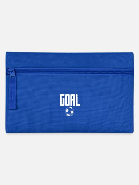 GOAL Fußball Weltmeisterschaft Geschenkidee - Federtasche - Royalblau