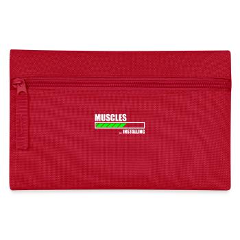 Installing Muscles Funny Gym - Pencil Case - red - Front