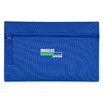 Installing Muscles Funny Gym - Federtasche - Royalblau - Vorne