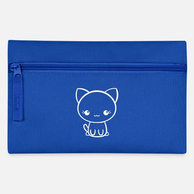 Süße Katze - Katzen - Katze - Katzenliebhaber - Federtasche - Royalblau