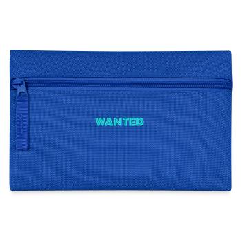 Wanted, wanted, asked, wanted - Pencil Case - royal blue - Front