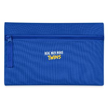 Real men have twins! Dad Dad Gift - Pencil Case - royal blue - Front