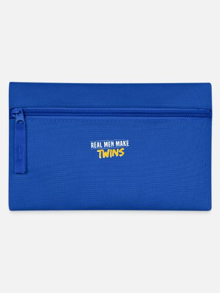 Les vrais hommes ont des jumeaux ! Papa père cadeau - Trousse - bleu royal