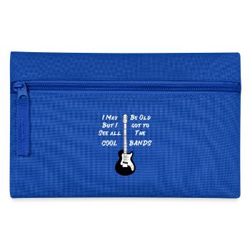 Many bands have seen concerts Rock Age Metal - Pencil Case - royal blue - Front