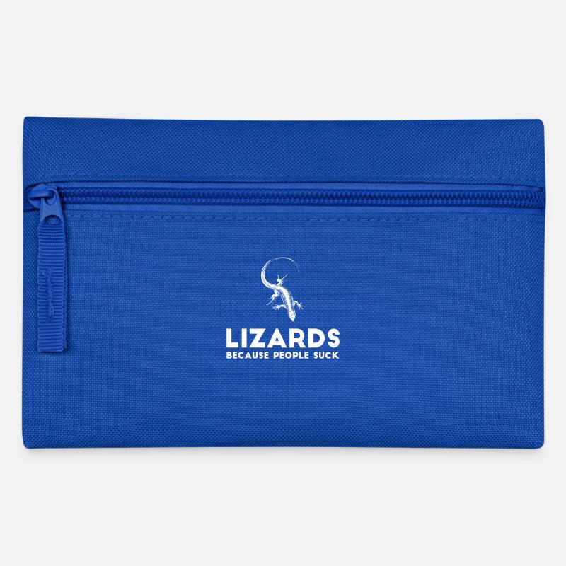 Lézard - Lézards - Propriétaires de Lézards - Drôle - Trousse - bleu royal