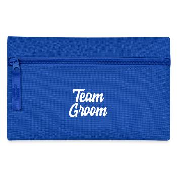 Marié cadeau sympa cadeau cool - Trousse - bleu royal - Devant