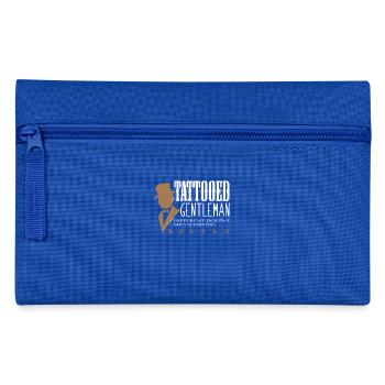 Motif de tatouage - Tatooed Gentleman - Encre tatouée - Trousse - bleu royal - Devant