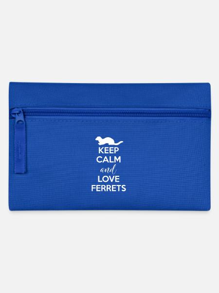 Ferret Friend - Furet - Gardez le calme - Trousse - bleu royal