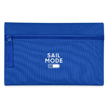 Sail Mode On Segelmodus An Segel T-Shirt Geschenk - Federtasche - Royalblau - Vorne