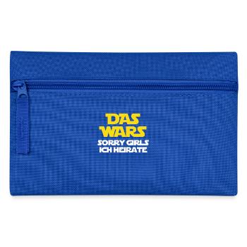 La Wars, JGA, mariage, mariage, cadeau - Trousse - bleu royal - Devant