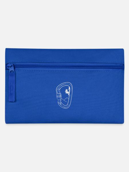 Klettern - Karabiner Kletterer Bouldern Geschenk - Federtasche - Royalblau