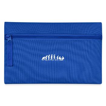 chess evolution chess board - Sport Gift - Pencil Case - royal blue - Front