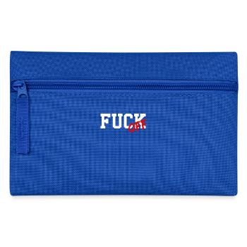 Fuck off, piss you, gift - Pencil Case - royal blue - Front