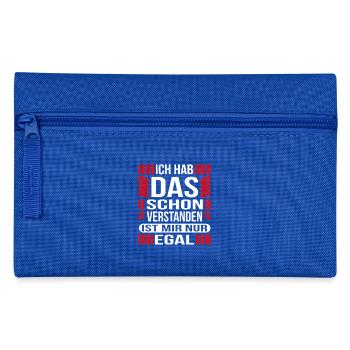 Gift idea funny saying - Pencil Case - royal blue - Front