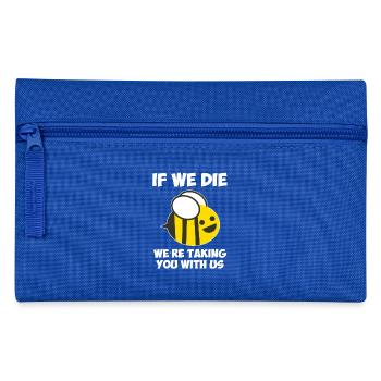 Beekeeper bee animal protection animal love insects gift - Pencil Case - royal blue - Front