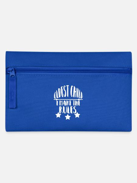 Das älteste Kind - Oldest child - Federtasche - Royalblau