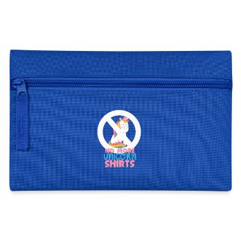 Keine weiteren Einhorn Shirts - Federtasche - Royalblau - Vorne
