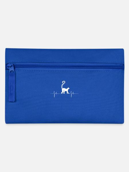 Lemur - Lemurs - Lemurs T-Shirt - Heartbeat - Pencil Case - royal blue