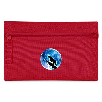 full moon - Pencil Case - red - Front