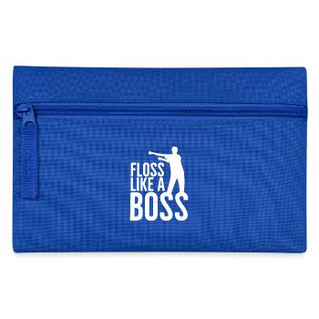 Floss like a Boss Dance Trend Dance Fun Dab Move - Pencil Case - royal blue - Front