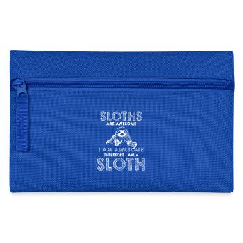 Les paresseux sont impressionnants Je suis génial paresseux animal paresseux - Trousse - bleu royal - Devant