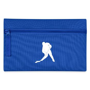 Eishockey Sport cooles Geschenk - Federtasche - Royalblau - Vorne