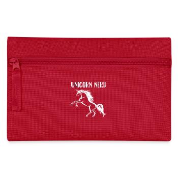 T-Shirt Unicorn Nerd Drôle de Licorne Magique Unicorn - Trousse - rouge - Devant