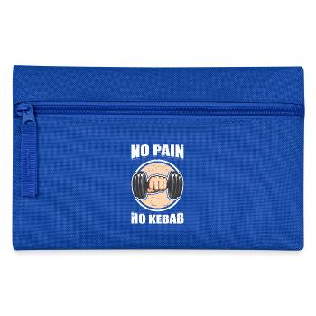 Aucune douleur aucun cadeau de gymnastique de levage de poids de Kebab - Trousse - bleu royal - Devant