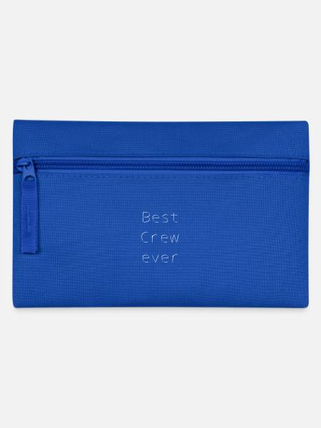Best Crew Ever Geschenk Idee - Federtasche - Royalblau