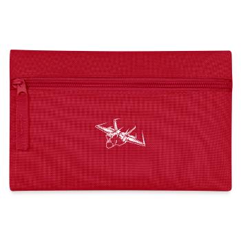 Pilot fighter jet military jet fighter fighter pilot - Pencil Case - red - Front