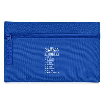 Tractor Shirt · Agriculture · Perfect day - Pencil Case - royal blue - Front