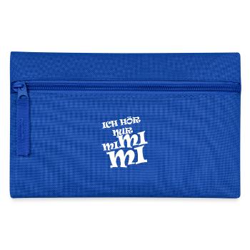 ich hör nur Mimimi - Federtasche - Royalblau - Vorne