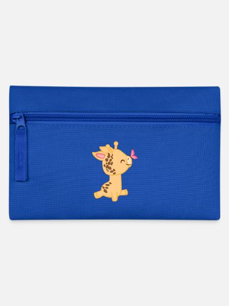Giraffe - Giraffen - Giraffenfan - Schmetterling - Federtasche - Royalblau