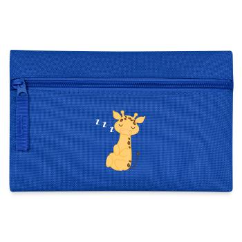 Giraffe - giraffes - giraffe fan - late riser - Pencil Case - royal blue - Front