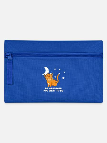 Tiger - Tiger Fan - Tiger Lover - Be Yourself - Pencil Case - royal blue