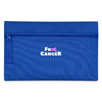 FU CANCER DU SEIN - Trousse - bleu royal - Devant